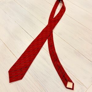 Vintage Celine Red Tie